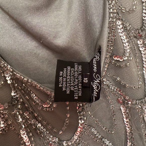 Pisarro Nights Beaded Sequin Mini Dress - Picture 4 of 7